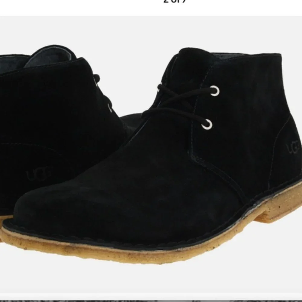 UGG Australia ENERO Men's NEW Leighton Chukka Boots in Black- Size 11 - Picture 13 of 13
